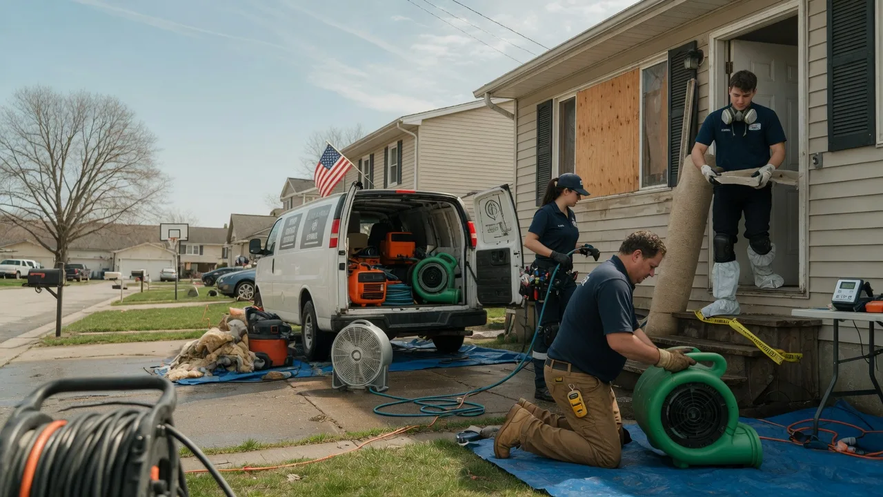 Water Damage Restoration in Denton, KY near me